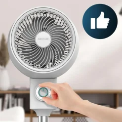 Ventilador de pie Cecotec EnergySilence 900 Cyclone 35W oscilante blanco