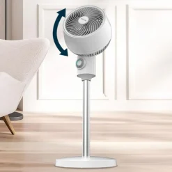 Ventilador de pie Cecotec EnergySilence 900 Cyclone 35W oscilante blanco
