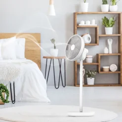 Ventilador de pie Cecotec EnergySilence 2600 Sunflower Portable 22W 3 en 1 blanco