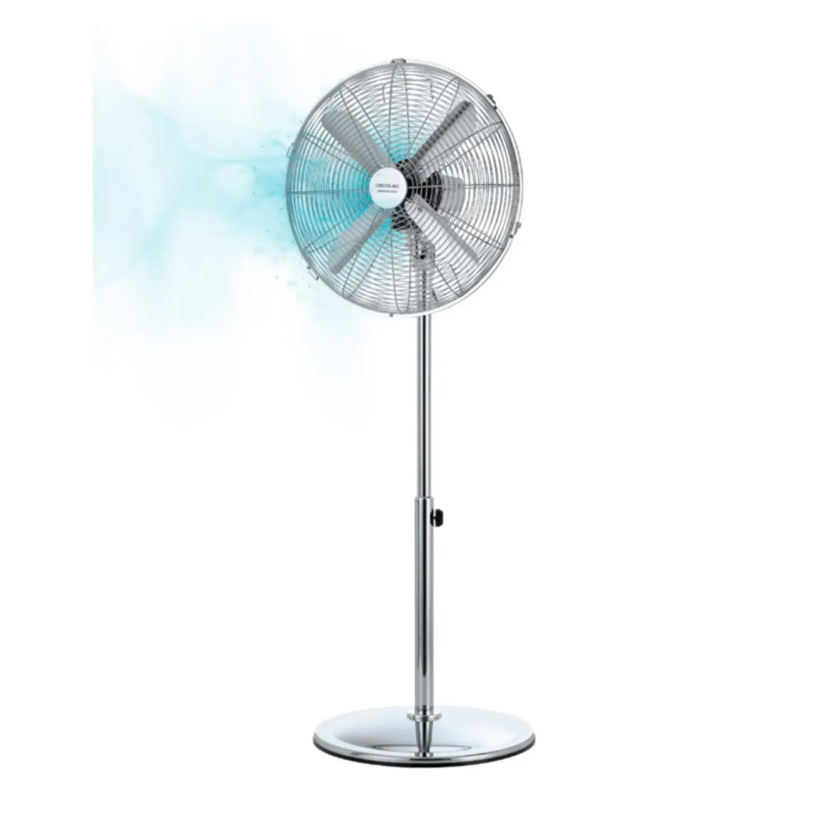 Ventilador de pie Cecotec EnergySilence 620 Retrostyle 50W 3 velocidades inox Ø40x90/125 cm