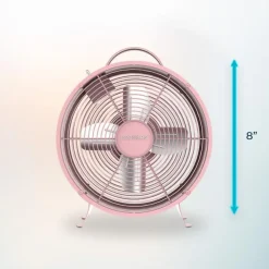 Ventilador de sobremesa Cecotec EnergySilence 400 RetroDesk 25W 4 aspas