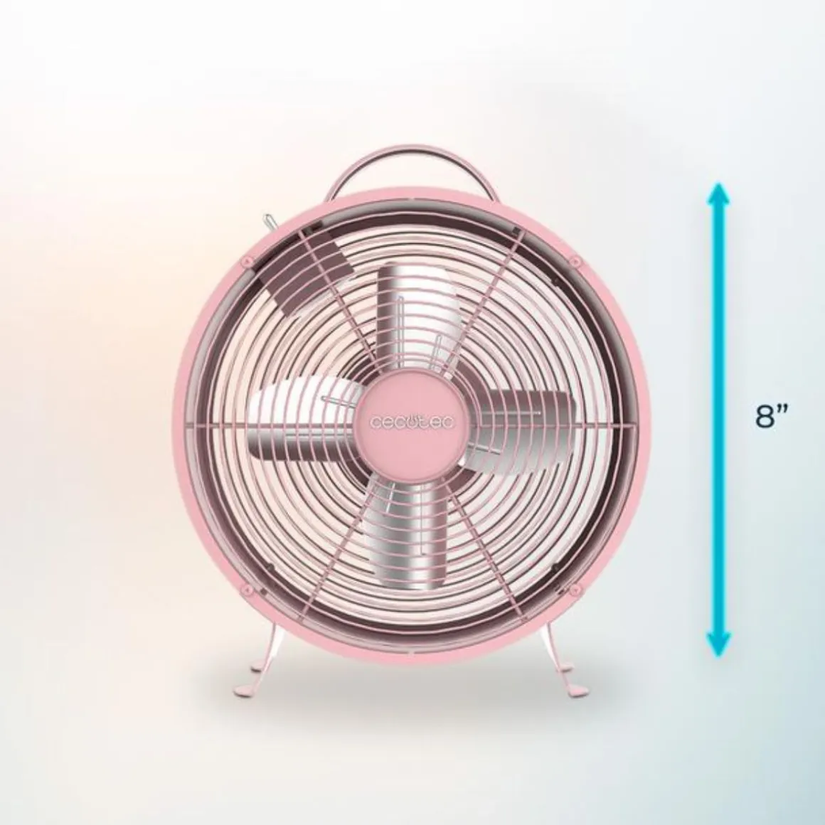 Ventilador de sobremesa Cecotec EnergySilence 400 RetroDesk 25W 4 aspas