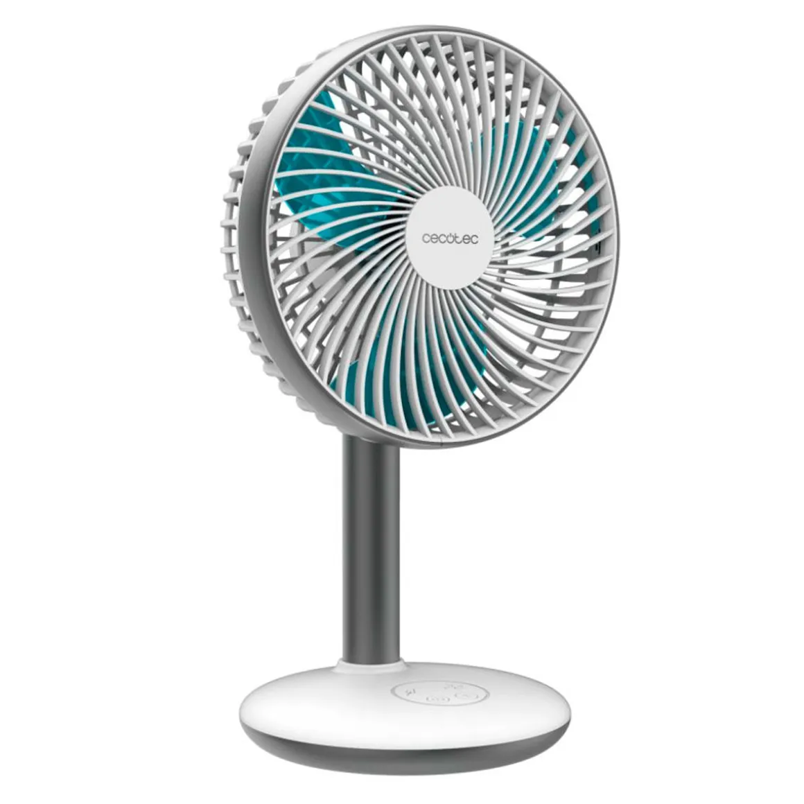 Ventilador de sobremesa Cecotec EnergySilence 4000 Portable Desk 4000mAh inalámbrico blanco
