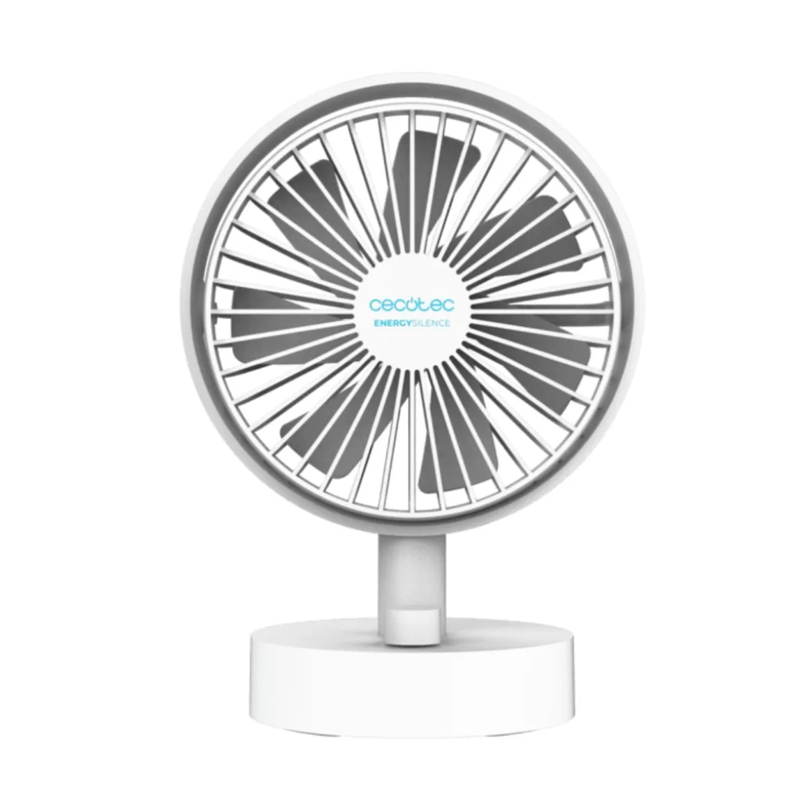 Ventilador de sobremesa Cecotec EnergySilence 2000 Portable Desk inclinación ajustable blanco Ø15 cm