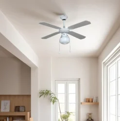 Ventilador de techo Algarve 50W 4 aspas blanco Ø106 cm