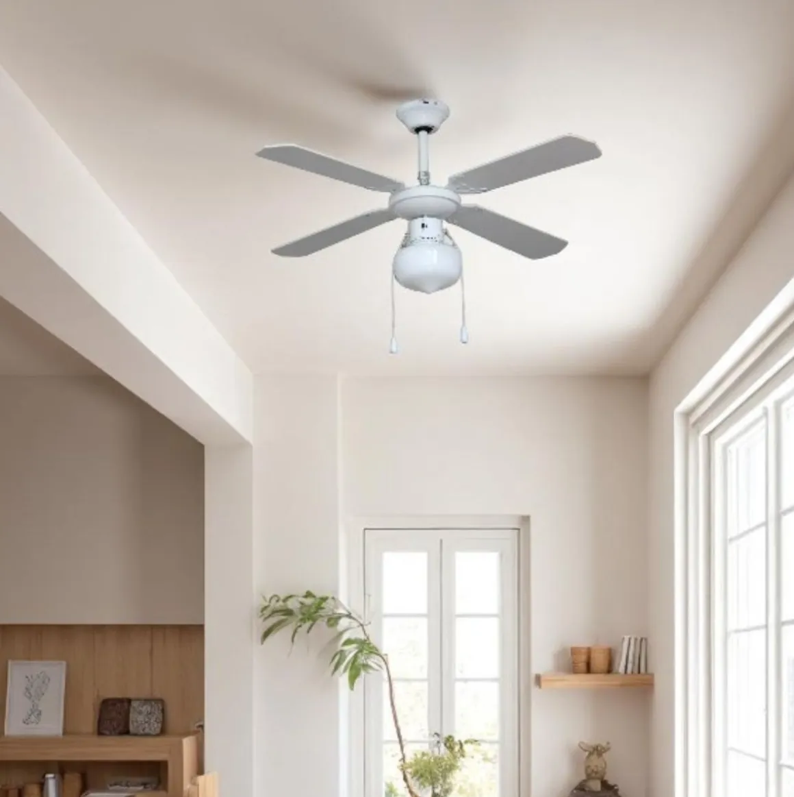 Ventilador de techo Algarve 50W 4 aspas blanco Ø106 cm