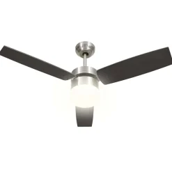 Ventilador de techo Aloe 3 aspas mando a distancia marrón oscuro Ø108 cm