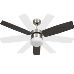 Ventilador de techo Aloe 3 aspas mando a distancia marrón oscuro Ø108 cm