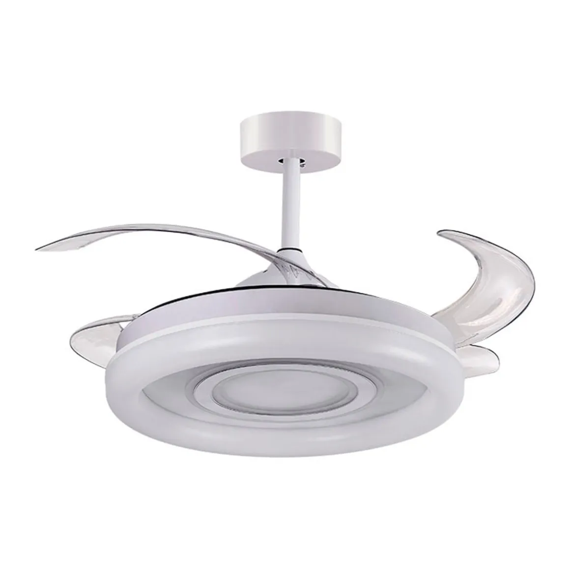 Ventilador de techo Amaltea Bel Air 116W 4 aspas retráctiles blanco Ø108 cm