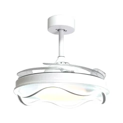 Ventilador de techo Antea Bel Air 80W 4 aspas retráctiles blanco Ø108 cm