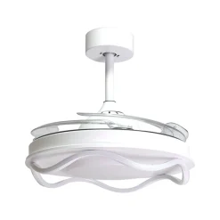 Ventilador de techo Antea Bel Air 80W 4 aspas retráctiles blanco Ø108 cm