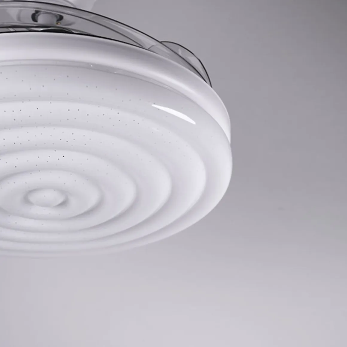 Ventilador de techo Arcos Bel Air 72W 4 aspas retráctiles mando a distancia blanco Ø108 cm