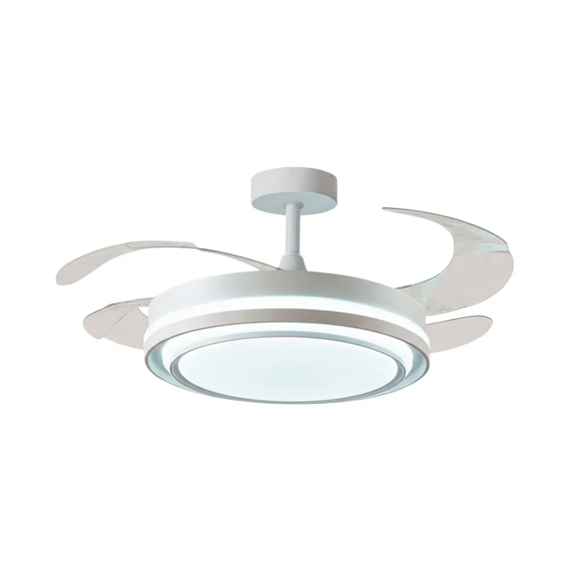 Ventilador de techo Byblos Bel Air 72W 4 aspas retráctiles blanco Ø108 cm