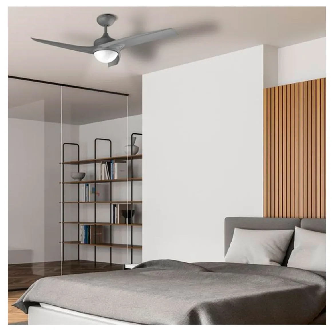 Ventilador de techo Cecotec EnergySilence 560 60W 3 velocidades gris Ø132x43 cm