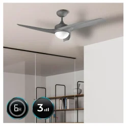 Ventilador de techo Cecotec EnergySilence 560 60W 3 velocidades gris Ø132x43 cm
