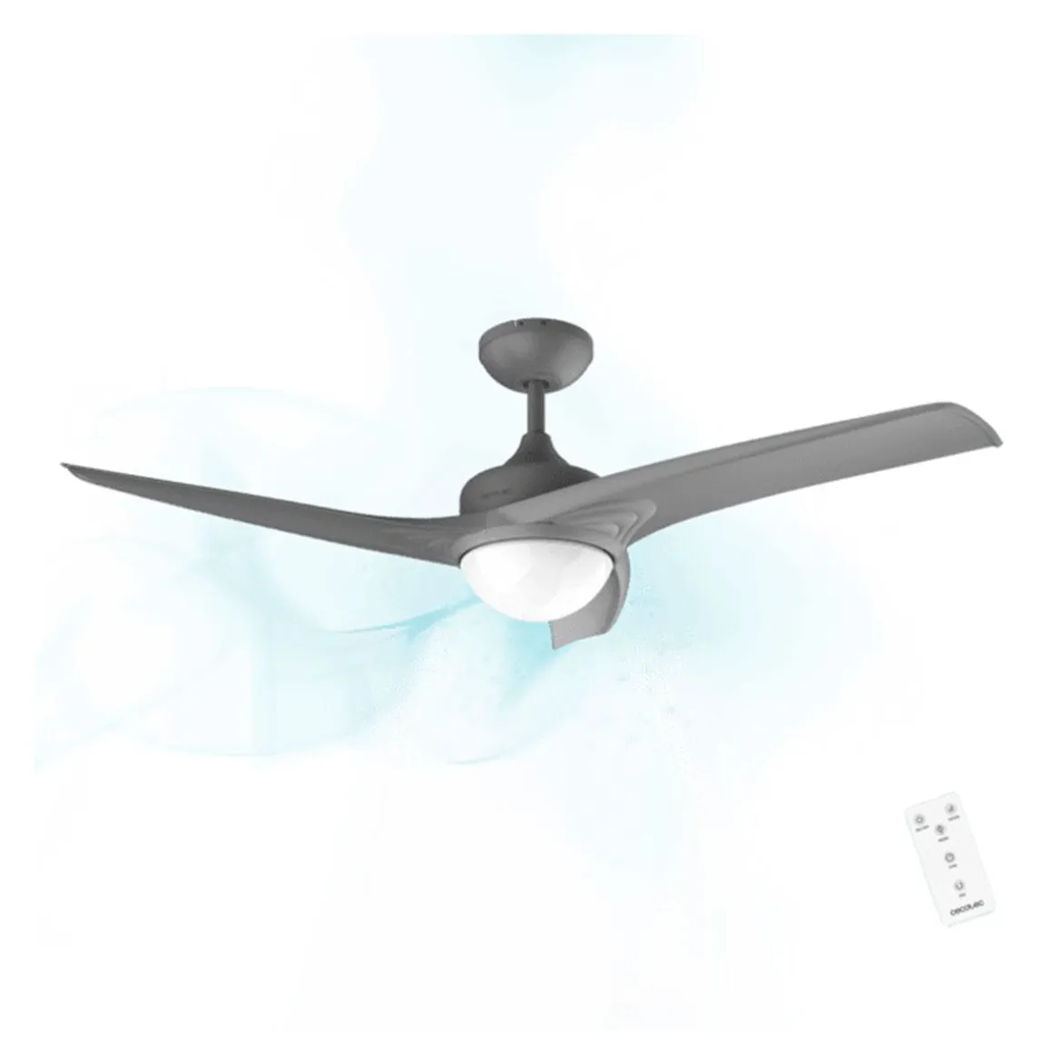 Ventilador de techo Cecotec EnergySilence 560 60W 3 velocidades gris Ø132x43 cm