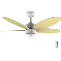 Ventilador de techo Cecotec EnergySilence Aero 4260 SunLight 40W función verano/invierno amarillo Ø106 cm