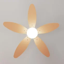 Ventilador de techo Cecotec EnergySilence Aero 4260 Full Orange 40W luz LED naranja Ø106 cm