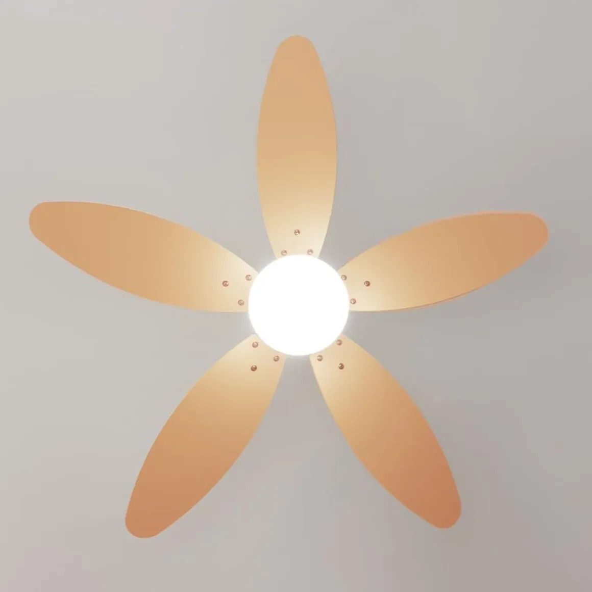 Ventilador de techo Cecotec EnergySilence Aero 4260 Full Orange 40W luz LED naranja Ø106 cm