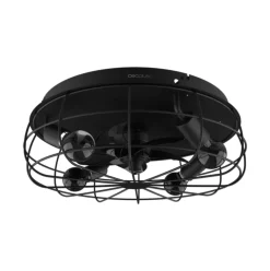 Ventilador de techo Cecotec EnergySilence LampAero 600 20W 5 aspas mando a distancia negro Ø28 cm