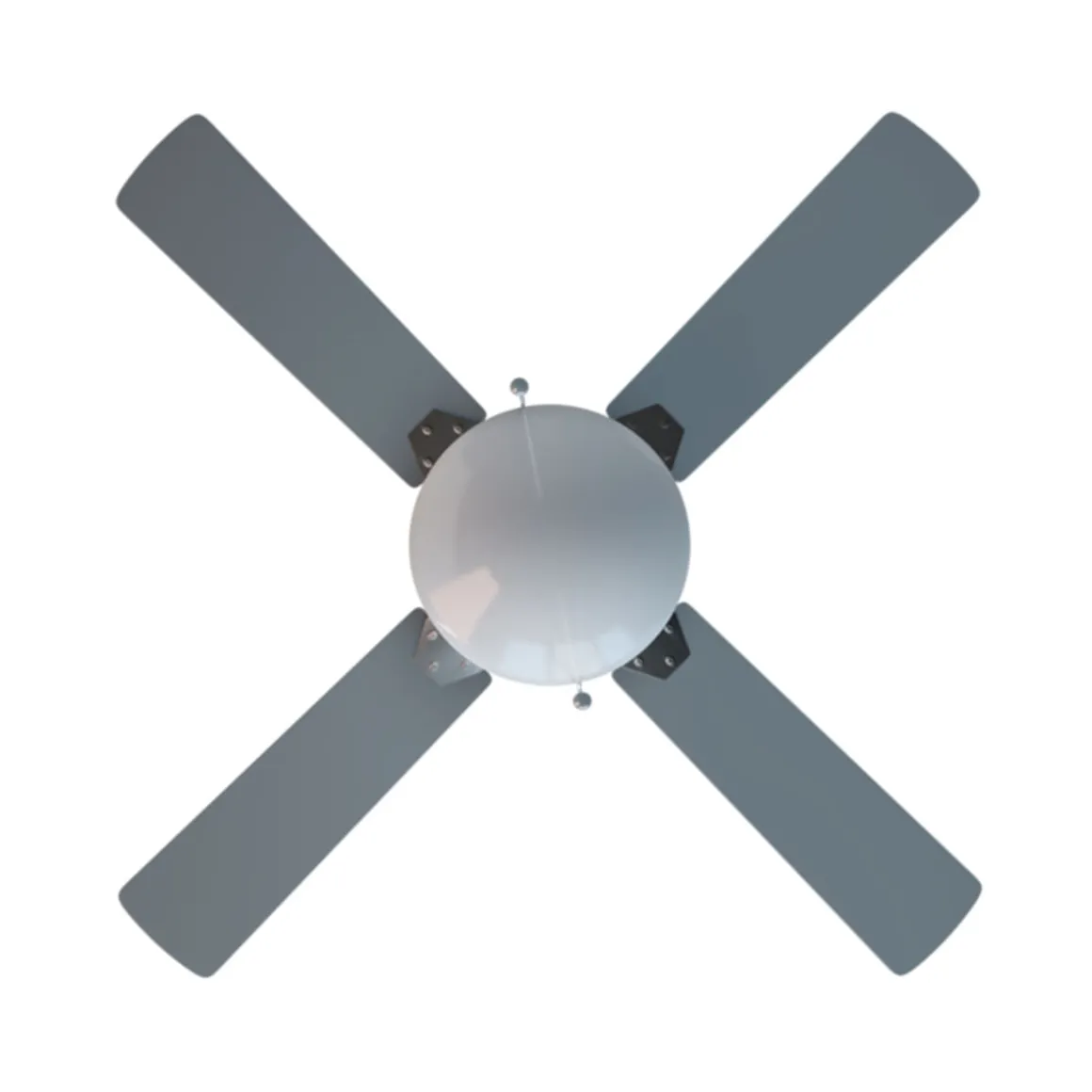Ventilador de techo Cecotec EnergySilence Aero 450 50W 4 aspas reversibles blanco/gris