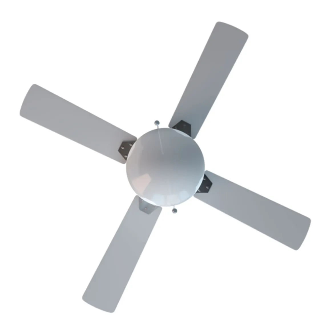 Ventilador de techo Cecotec EnergySilence Aero 450 50W 4 aspas reversibles blanco/gris