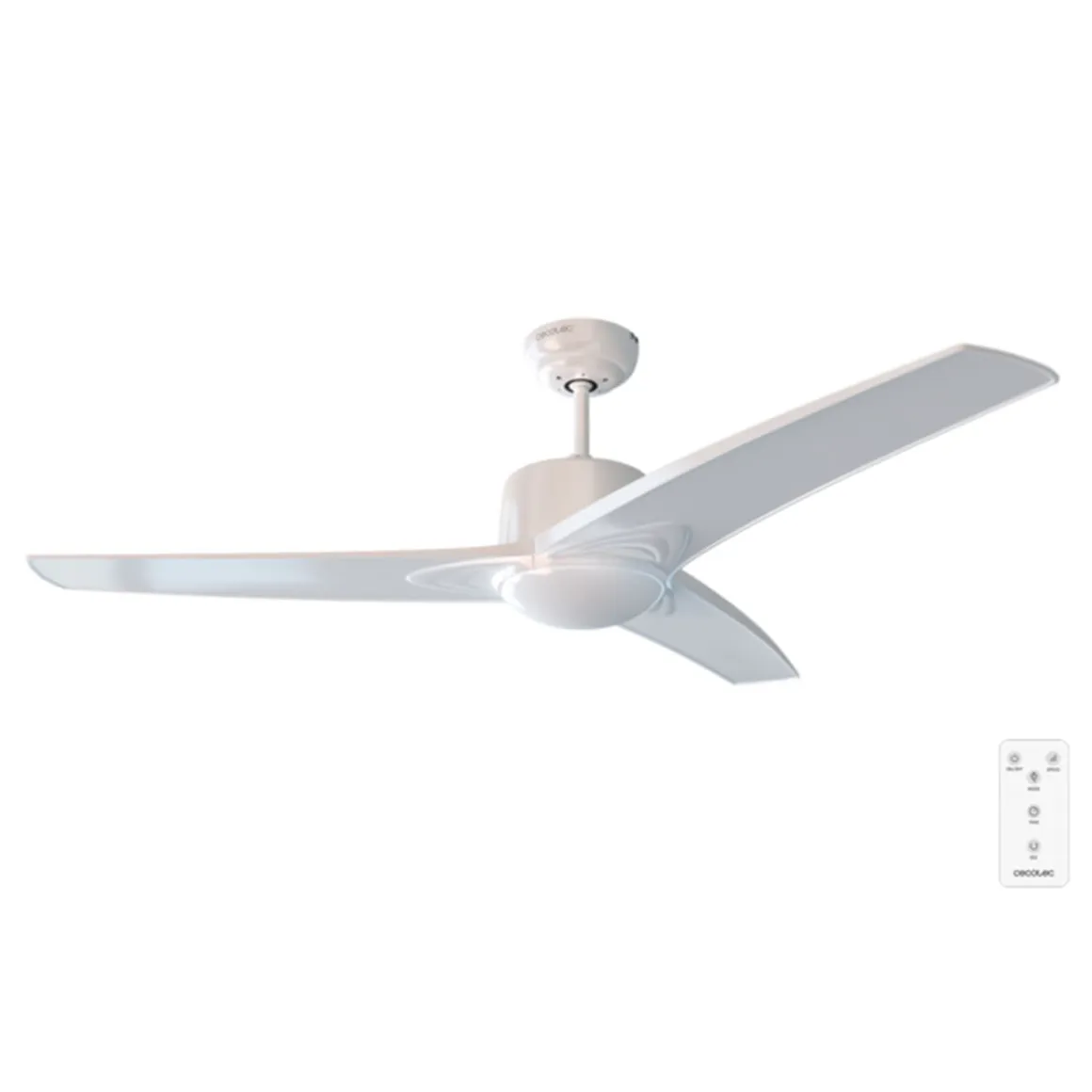 Ventilador de techo Cecotec EnergySilence Aero 550 60W 3 aspas mando a distancia blanco