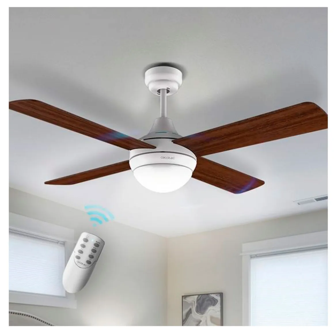 Ventilador de techo Cecotec EnergySilence Aero 4250 Fresh 55W 3 velocidades marrón Ø106x40,5 cm