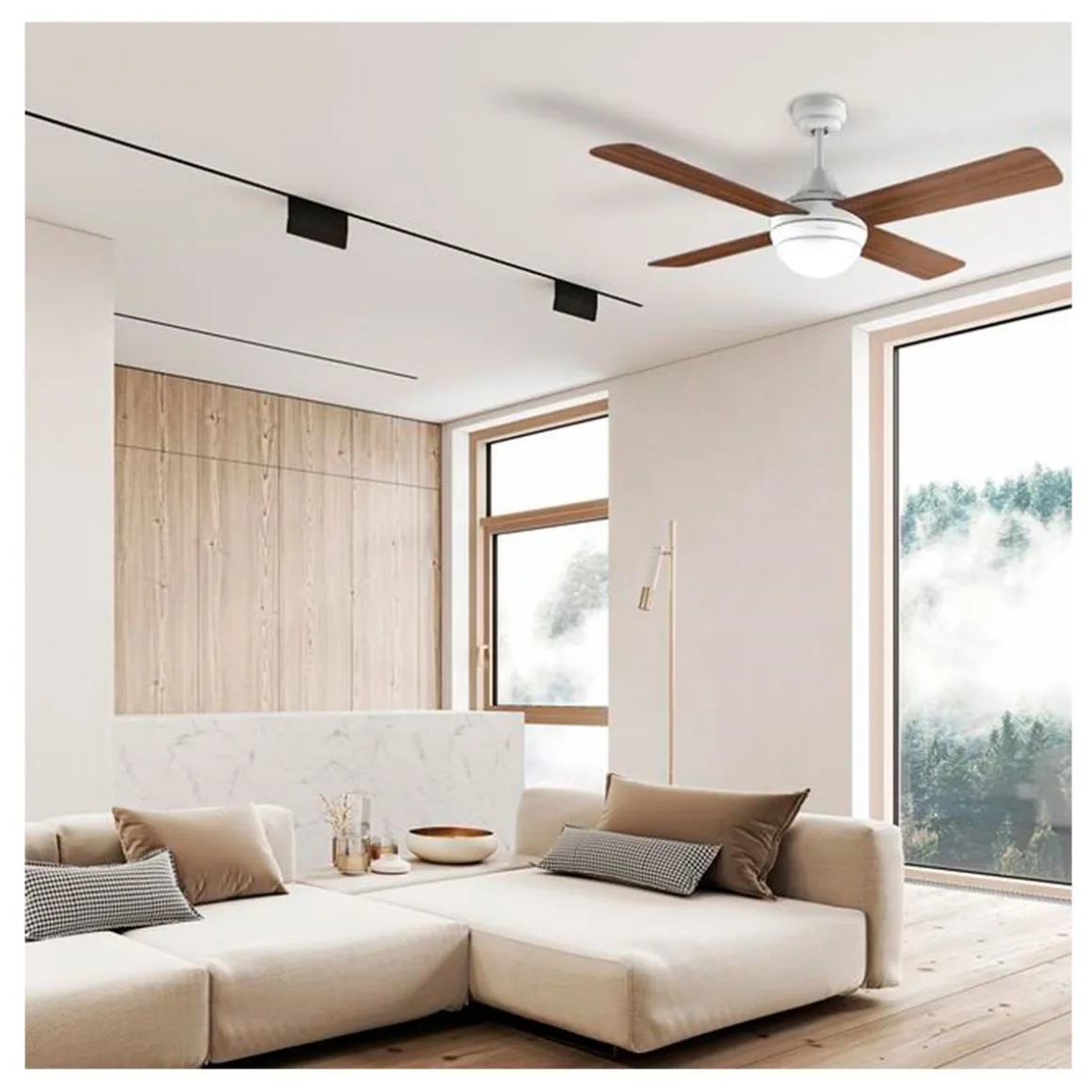 Ventilador de techo Cecotec EnergySilence Aero 4250 Fresh 55W 3 velocidades marrón Ø106x40,5 cm