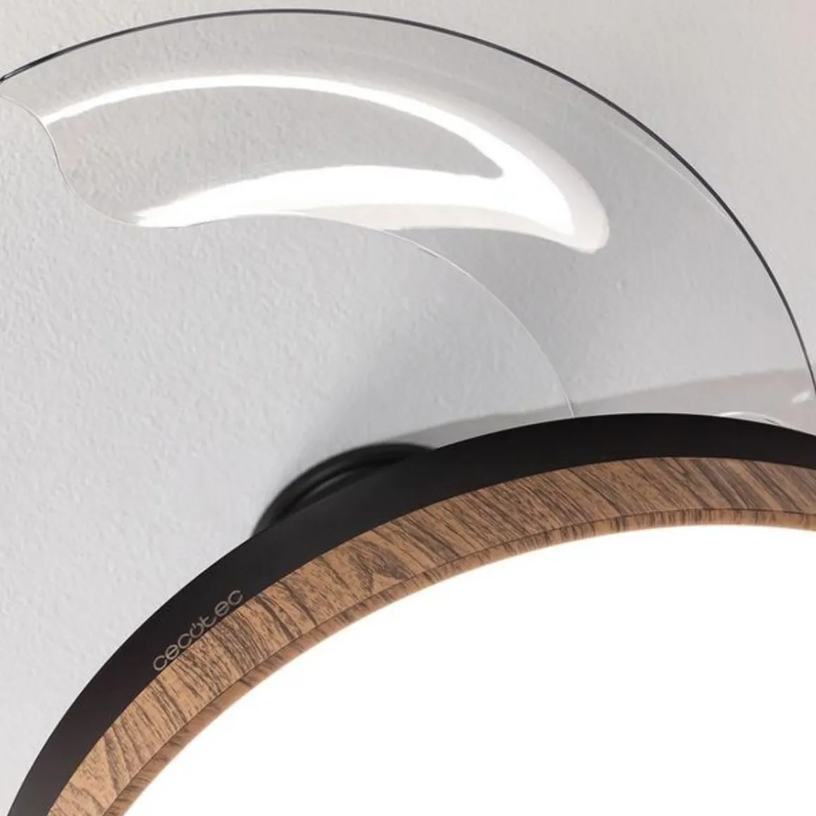 Ventilador de techo Cecotec EnergySilence Aero 4320 Invisible 35W aspas retráctiles marrón oscuro