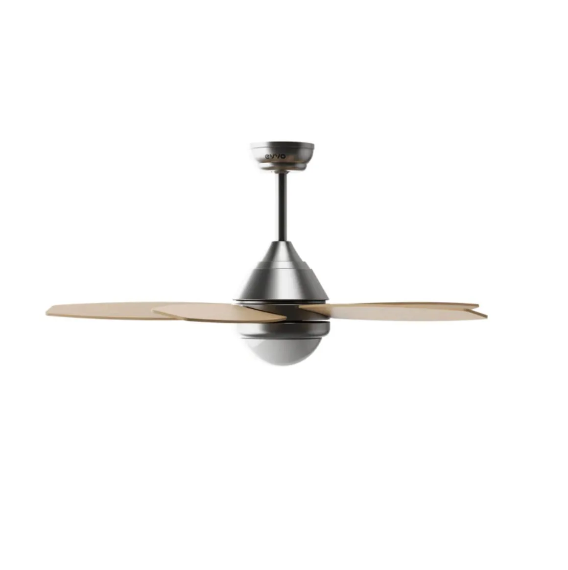 Ventilador de techo Evvo V416 55W 5 aspas 3 velocidades natural Ø106 cm