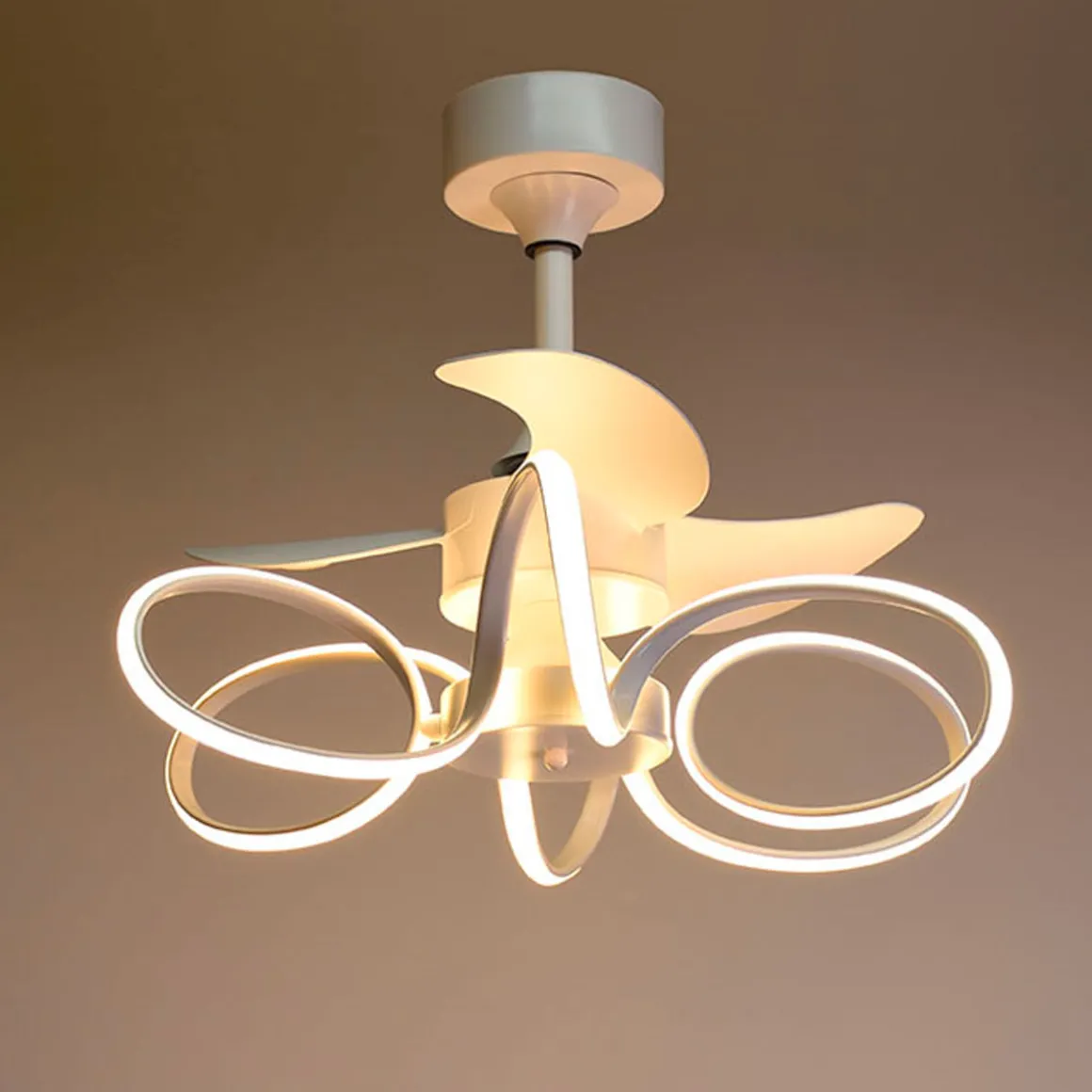 Ventilador de techo Karla Bel Air DC LED 65+65W blanco Ø60x53 cm