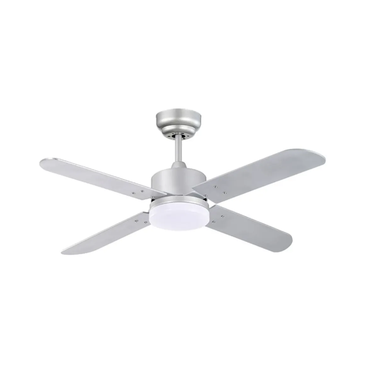 Ventilador de techo Kenia Shakespear 18W 4 aspas reversibles mando a distancia Ø107 cm