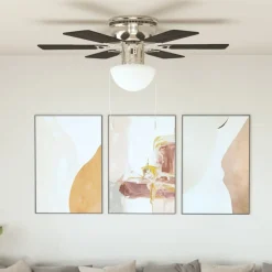 Ventilador de techo Kugo con lámpara Ø82 cm