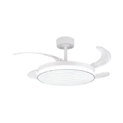 Ventilador de techo Luxor Bel Air 72W 4 aspas retráctiles blanco Ø108 cm