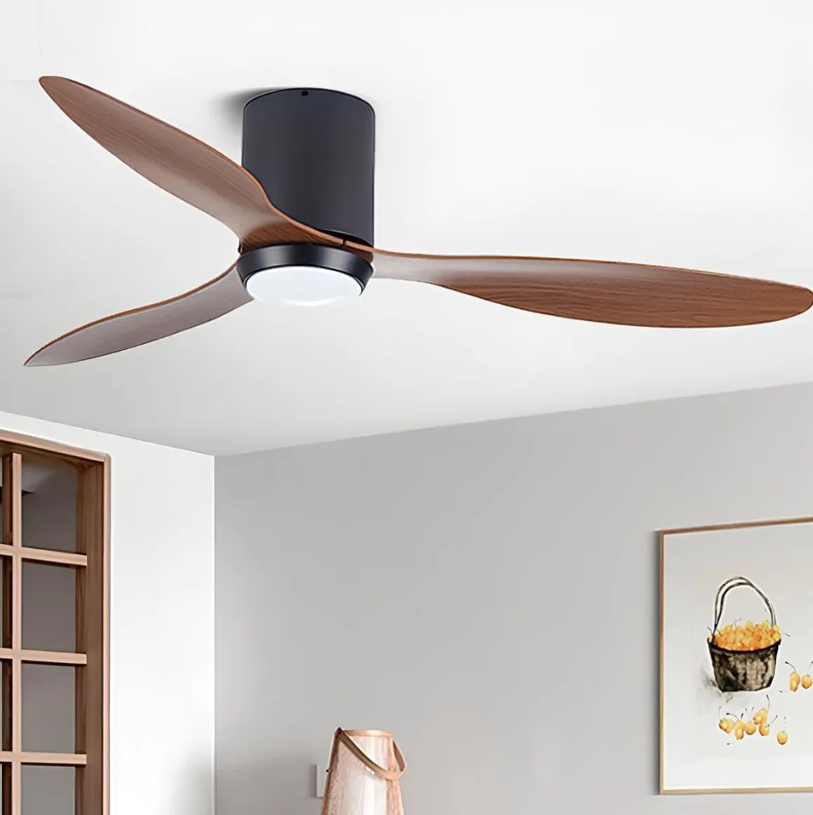 Ventilador de techo Mistral Bel Air 48W 3 aspas con luz LED Ø130 cm