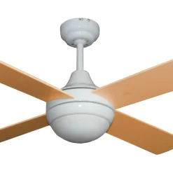 Ventilador de techo Napali 60W 4 aspas luz LED 3 tonos blanco/natural Ø106 cm