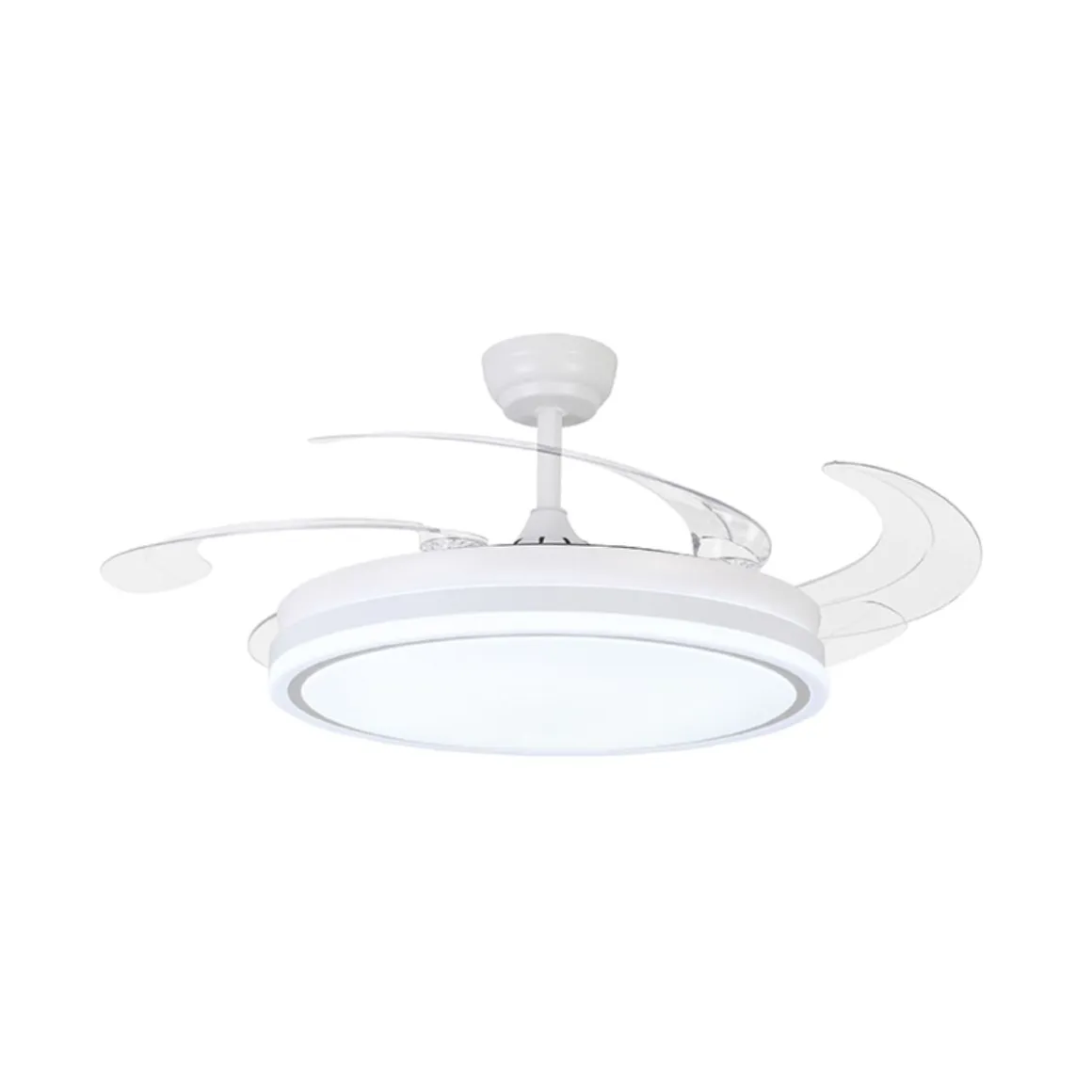 Ventilador de techo New Asgard XL Bel Air 80W 4 aspas retráctiles blanco Ø132 cm