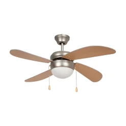 Ventilador de techo Niza 50W 4 aspas natural Ø106 cm