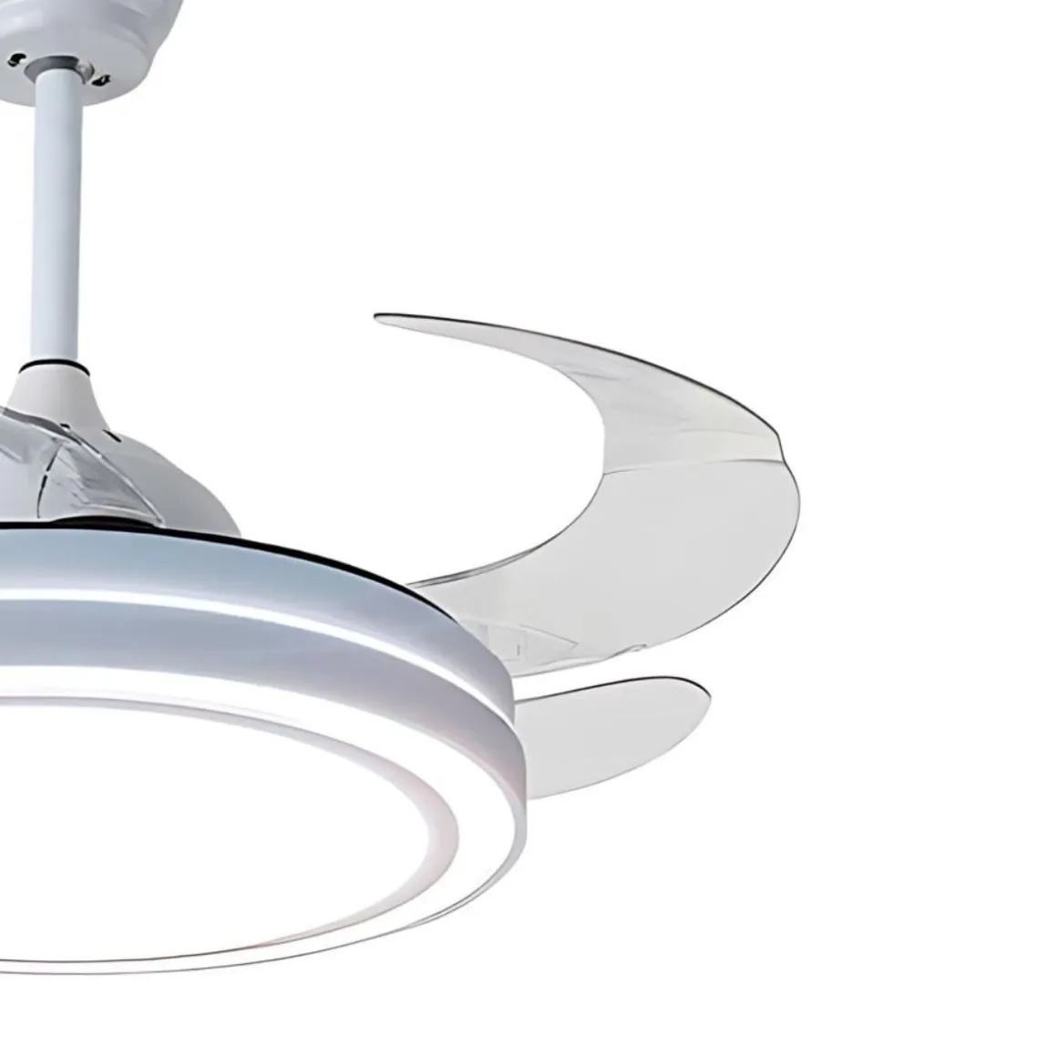 Ventilador de techo Quebec Bel Air 72W 4 aspas retráctiles mando a distancia blanco Ø108 cm