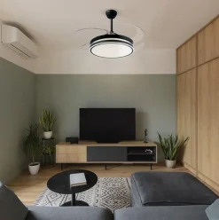 Ventilador de techo Rodas Bel Air 72W 4 aspas retráctiles Ø108 cm