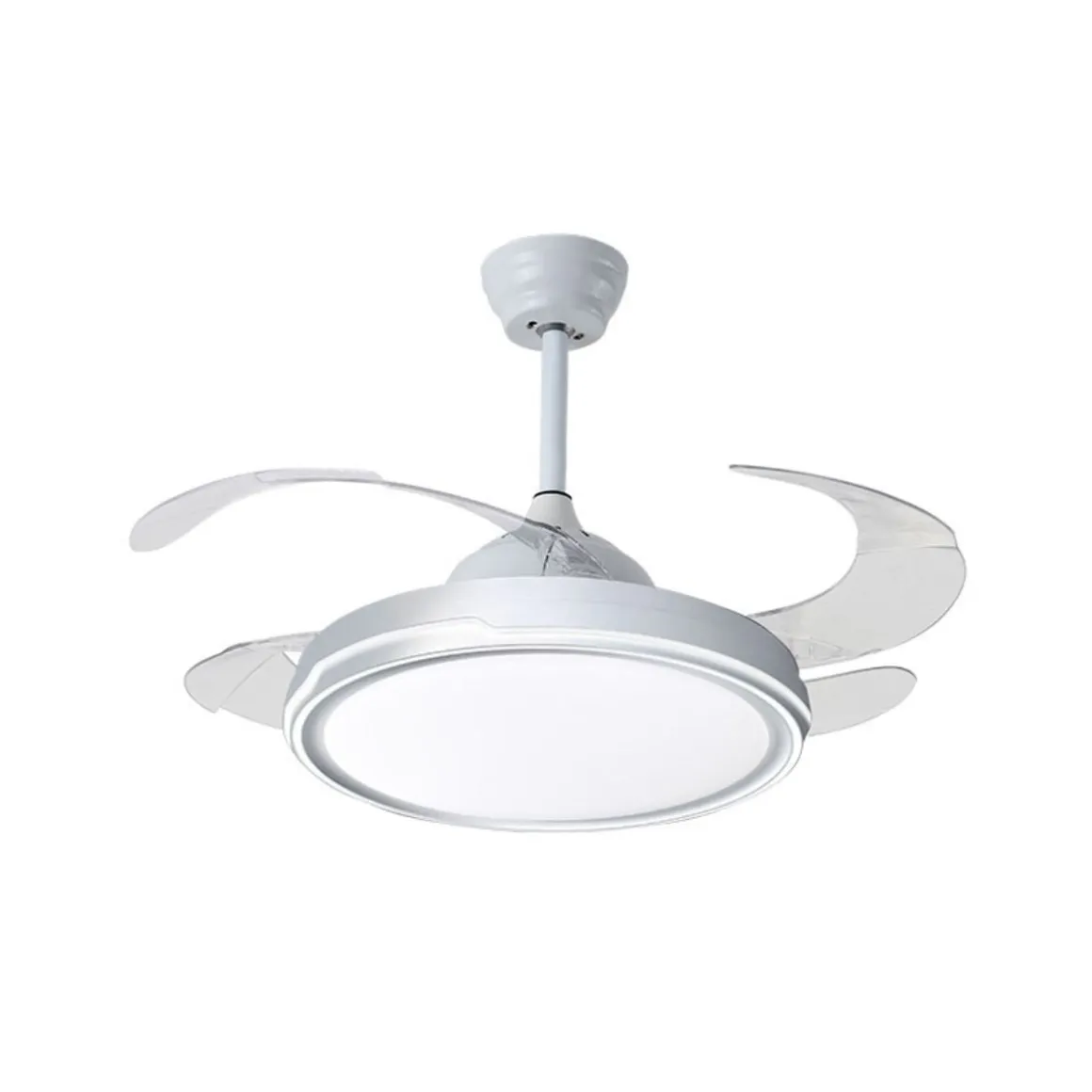 Ventilador de techo Toronto Bel Air 72W 4 aspas retráctiles mando a distancia blanco Ø108 cm
