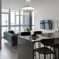 Ventilador de techo Trio Bel Air 72W aspas retráctiles mando a distancia Ø108 cm