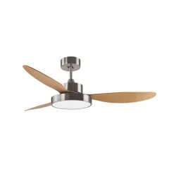 Ventilador de techo Tulum Shakespear 25W 3 aspas mando a distancia Ø120 cm
