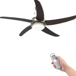 Ventilador de techo Vega con lámpara + mando a distancia Ø128 cm