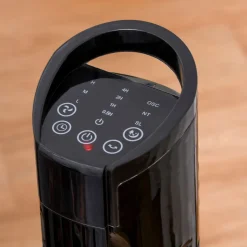 Ventilador de torre Borgoña Homcom 3 modos + 3 velocidades negro 78,5 cm