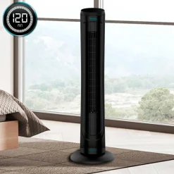 Ventilador de torre Cecotec EnergySilence 9090 Skyline 45W mando a distancia negro
