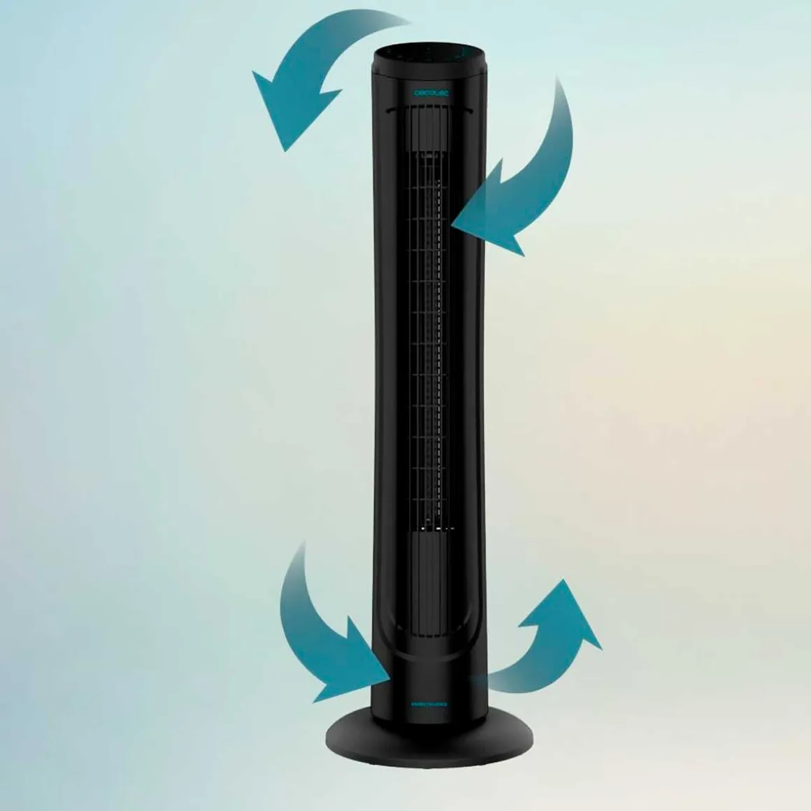 Ventilador de torre Cecotec EnergySilence 9090 Skyline 45W mando a distancia negro