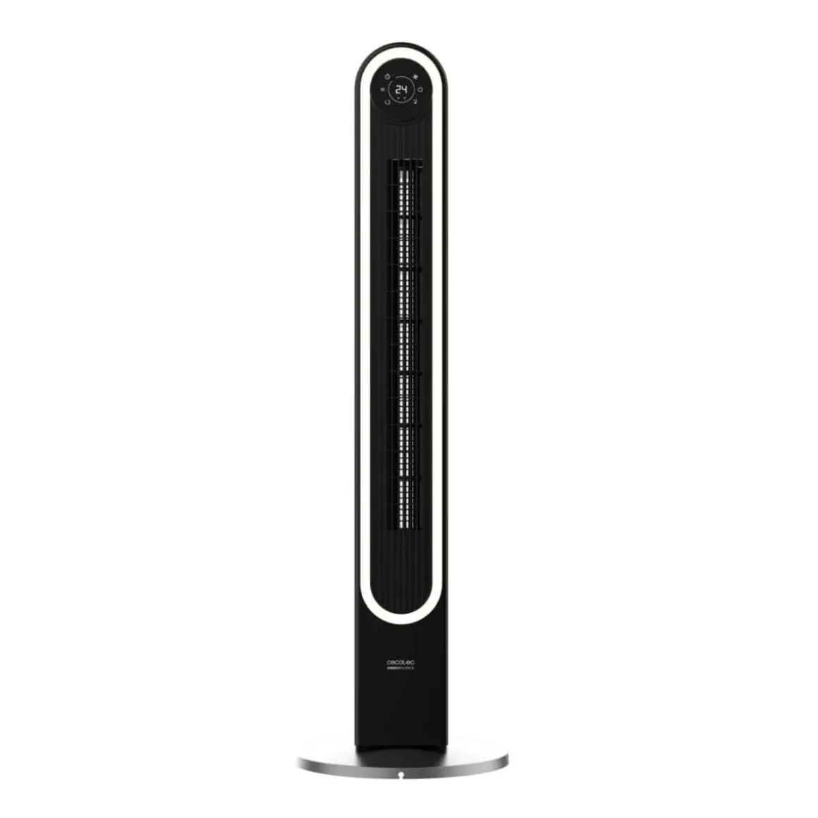 Ventilador de torre Cecotec EnergySilence 9090 Skyline Smart Light 60W mando a distancia negro 106 cm