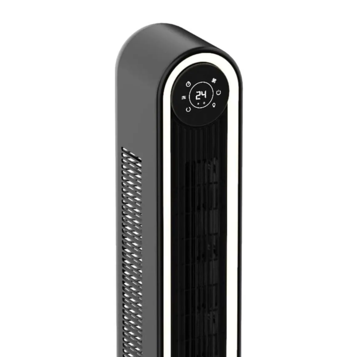 Ventilador de torre Cecotec EnergySilence 9090 Skyline Smart Light 60W mando a distancia negro 106 cm